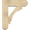 Ekena Millwork Merced Craftsman Rough Sawn Bracket w/ Offset Brace, Douglas Fir, 8"W x 26"D x 30"H BKT0806X26X30MRC04RDF - alternate 4